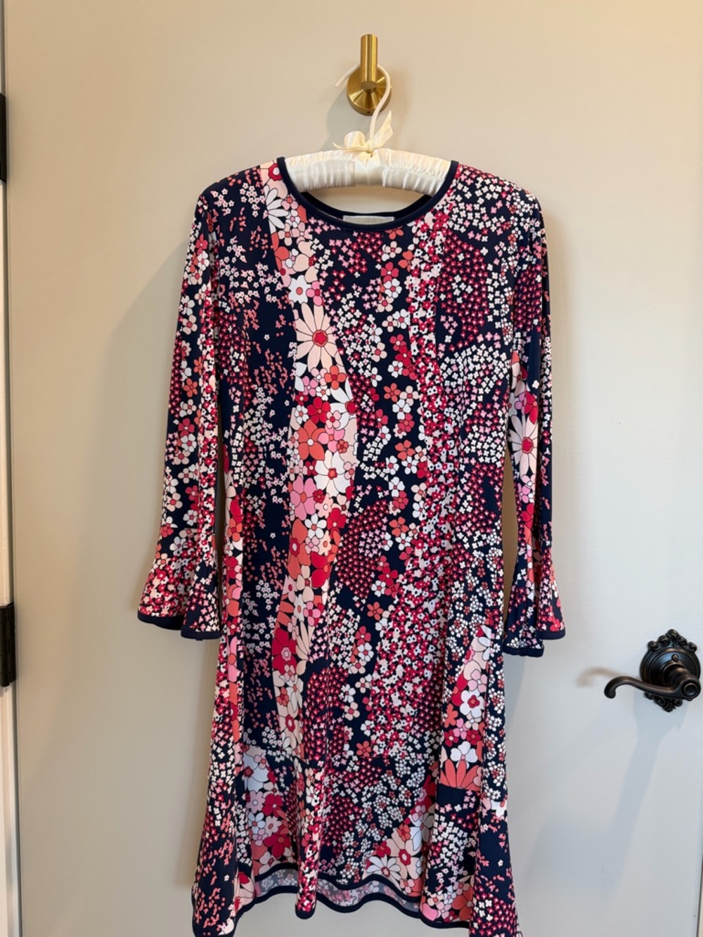 Floral Navy, Pink and Peach Michael Kors Swing Dress